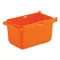Server 87194 Orange 1.2 Liter Shallow 1/9 Size Fountain Jar