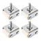 True 872068 1" Roller Casters - 4/Set