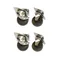 True 872069 4" Replacement Swivel Plate Casters - 4/Set