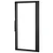 True 875023 Black Right Hinged Door Assembly with Integrated Door Lighting - 29 5/8" x 54 1/4"