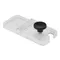 Server 87923 Clear Plastic Hinged Lid for 1/12 Size Fountain Jars