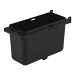 Server 87925 1/12-SIZE JAR, 24 oz., 3-1/2" deep, shallow, notched, side slots accept lid 87923 (not included), molded-in feet, high-impact polypropylene, black, NSF
