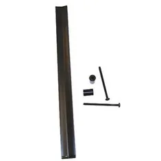 True 879473 12" Black Handle Kit with 3/4" Spacers and Screws