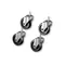 True 885023 3" Swivel Stem Casters - 6/Set