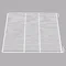 True 890082-038 (4)802299 White Coated Wire Shelf with Shelf Supports and 1" Standoff - 23 1/2" x 27 3/4"