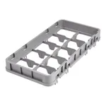 Cambro 8HE2151 Soft Gray 8 Compartment Half Size Half Drop Camrack Extender