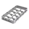 Cambro 8HE2151 Soft Gray 8 Compartment Half Size Half Drop Camrack Extender