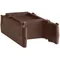 Cambro Camtainers® 4 9/16" Brick Red Riser for 2.5, 4.75, and 5.25 Gallon Cambro Insulated Beverage Dispensers R500LCD402