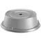 Cambro 900CW486 Camwear Camcover 9 1/8" Silver Metallic Plate Cover - 12/Case