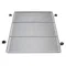 True 908795 White Coated Narrow Gap Right Notched Wire Shelf with Shelf Clips - 22 9/16" x 24"