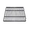 True 909403 Black Coated Wire Shelf with Shelf Clips - 17 3/8" x 16 1/4"