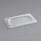 Cambro 90CWC135 Camwear 1/9 Size Clear Polycarbonate Flat Lid