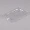 Cambro 90CWCN135 Camwear 1/9 Size Clear Polycarbonate Flat Lid with Spoon Notch