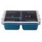 Cambro 911CWC135 Polycarbonate NSF Clear Meal Delivery Tray Lid for Cambro 9113CW and 9114CW - 24/Case