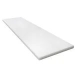 True 915146 CUT BOARD 3/4 X 19 X 27-1/4 WHT DRILL 2 7/8 X 5 7/