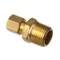 Crown Steam 9768-5 Brass Comp. Conn; 1/4" T X 3/8" Mpt