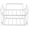 Prince Castle 980-001 Saber King 2 Tier Wire Rack