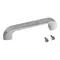 True 996771 Chrome Metal Lid Handle - 5" x 5/8"