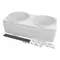 Master-Bilt A397-20301 White Can Holder Assembly with Hardware for DD-88LCG, DD-88L, and DD-88