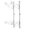 Advance Tabco AB2-14 End-Mounted Shelving System for 14" Chrome Wire Shelves