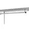 Metro AT6024NC 60" Garment Hanger Tube with Brackets for 24" Wide Shelves