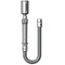 T&S B-0020-HC 20" Stainless Steel Flex Hose with Fan Jet Spray Head and Polyurethane Liner