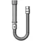 T&S B-0023-H 23" Stainless Steel Flex Hose Assembly with Handle and Polyurethane Liner