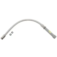 T&S B-0024-H 24" Stainless Steel Flex Hose Assembly with Handle and Polyurethane Liner