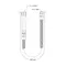 T&S B-0028-H 28" Stainless Steel Flex Hose with Handle and Polyurethane Liner