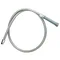 T&S B-0060-H 60" Stainless Steel Flex Hose with Gray Handle and Polyurethane Liner