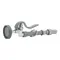 T&S B-0107-QD 1.15 GPM Gray Spray Valve with Handle, Hold Down Ring, and Quick Disconnect