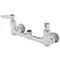 T&S B-0131-LN-CR-SC Wall Mount Faucet Base with 8" Adjustable Centers and Cerama Cartridges
