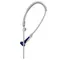 T&S B-0133-08C-LB 0.65 GPM Baseless Pre-Rinse Faucet Assembly with 18" Riser and 44" Hose