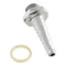 T&S B-0198-FD10 Serrated Tip Outlet with 3/8" NPT Male Thread and 1.0 GPM Flow Disc