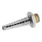 T&S B-0198-FD12 Serrated Tip Outlet with 3/8" NPT Male Thread and 1.2 GPM Flow Disc