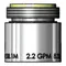 T&S B-0199-09 2.2 GPM Vandal Resistant Aerator with 15/16"-27 UN Male Connections