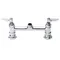T&S B-0220-CR-LN Deck Mount Faucet Base with 8" Adjustable Centers and Cerama Cartridges