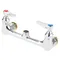 T&S B-0230-CCLN Wall Mounted Pantry Faucet Base with 8" Centers, Swivel Outlet, Eterna Cartridges, and CC Connections