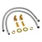T&S B-0230-KIT Inlet Kit with 24" Hoses and Elbows (1/2" NPT Male Supply Nipples x 3/8" Compression)