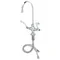 T&S B-0301-W4-QT-WS Deck Mounted Pantry Faucet with 5 3/4" Swivel Gooseneck Nozzle, 1.5 GPM Aerator, Eterna Cartridges, and 4" Wrist Handles