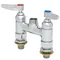 T&S B-0325-LNCC Deck Mount Swivel Faucet Base with 4" Centers, Eterna Cartridges, and CC Connections