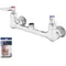 T&S B-0330-LNM Wall Mount Faucet Base with Lever Handles and Adjustable Centers - 6/Pack
