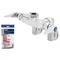 T&S B-0340-LN Wall Mounted Pantry Faucet Base with 4" Adjustable Centers, Rigid Outlet, and Eterna Cartridges