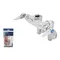 T&S B-0342-LN Wall Mounted Pantry Faucet Base with Adjustable Centers, Rigid Outlet, and Integral Stops