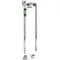T&S B-0456-04-963VB Elevated Vacuum Breaker Unit with Adjustable Slip Flanges and 4 1/4" Centers