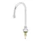 T&S B-0520-F05 Deck Mount 5 1/2" Rigid Dummy Gooseneck with 0.4 GPM Stream Regulator