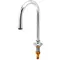 T&S B-0520-F15 5 1/2" Deck Mount Rigid Dummy Gooseneck with 1.4 GPM Stream Regulator