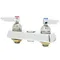T&S B-0534 Deck Mount Workboard Faucet Base with 4" Centers, Lever Handles, and Tailpieces