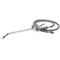 T&S B-0690 68" Bedpan Washer PVC Hose with Self-Closing Spray Valve, Extended Spray Wand, and Rosespray Head