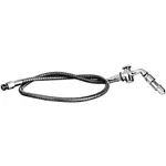 T&S Brass B-0973 BEDPAN WASHER, STAINLESS STEEL HOSE, PUSH BUTTON S
